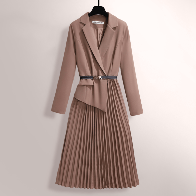 Levoire | Jupe plissée classique femme Braun