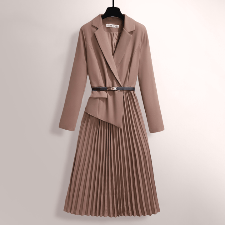 Levoire | Jupe plissée classique femme Braun