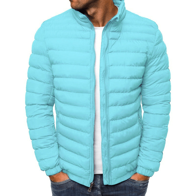 Levoire | Veste pour hommes chaude tendance luxueuse en duvet idéale pour l'automne Bleu clair