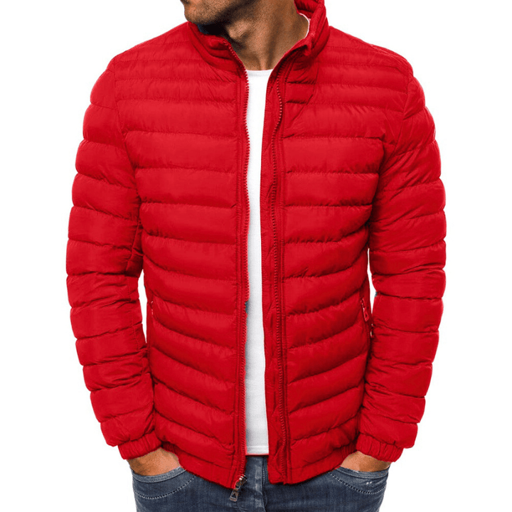 Levoire | Veste pour hommes chaude tendance luxueuse en duvet idéale pour l'automne Rot