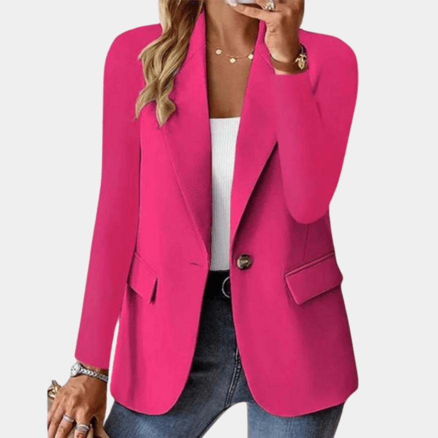 Levoire | Blazer Femme Élégant Décontracté Chic Rosa