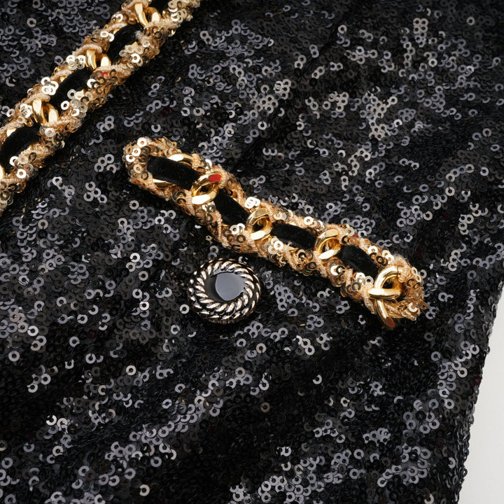Levoire | Robe Mini Décorée Noire