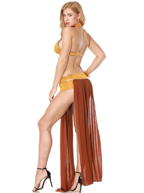 Levoire | Robe de reine de danse Halloween pour dames européenne et américaine avec jupe longue costume