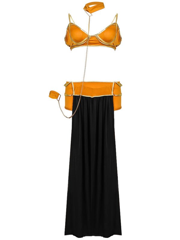 Levoire | Robe de reine de danse Halloween pour dames européenne et américaine avec jupe longue costume