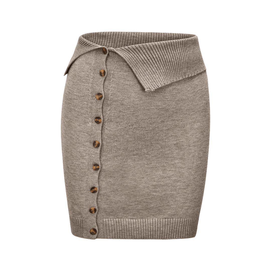 Levoire | Ensemble Top & Jupe À Découpe Asymétrique