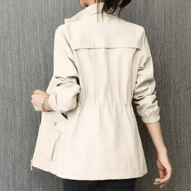 Levoire | Robe Longue Femme Fente Élégante Séduisante Beige