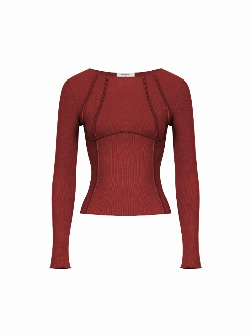 Levoire | Pull Femme Demi Zip Sweatshirt Chaud Élégant Rot