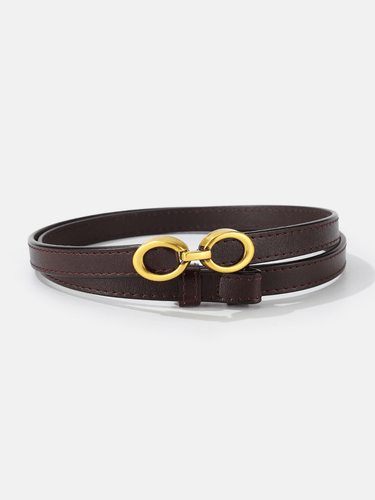 Levoire | Ceinture Fine Cuir Anneau