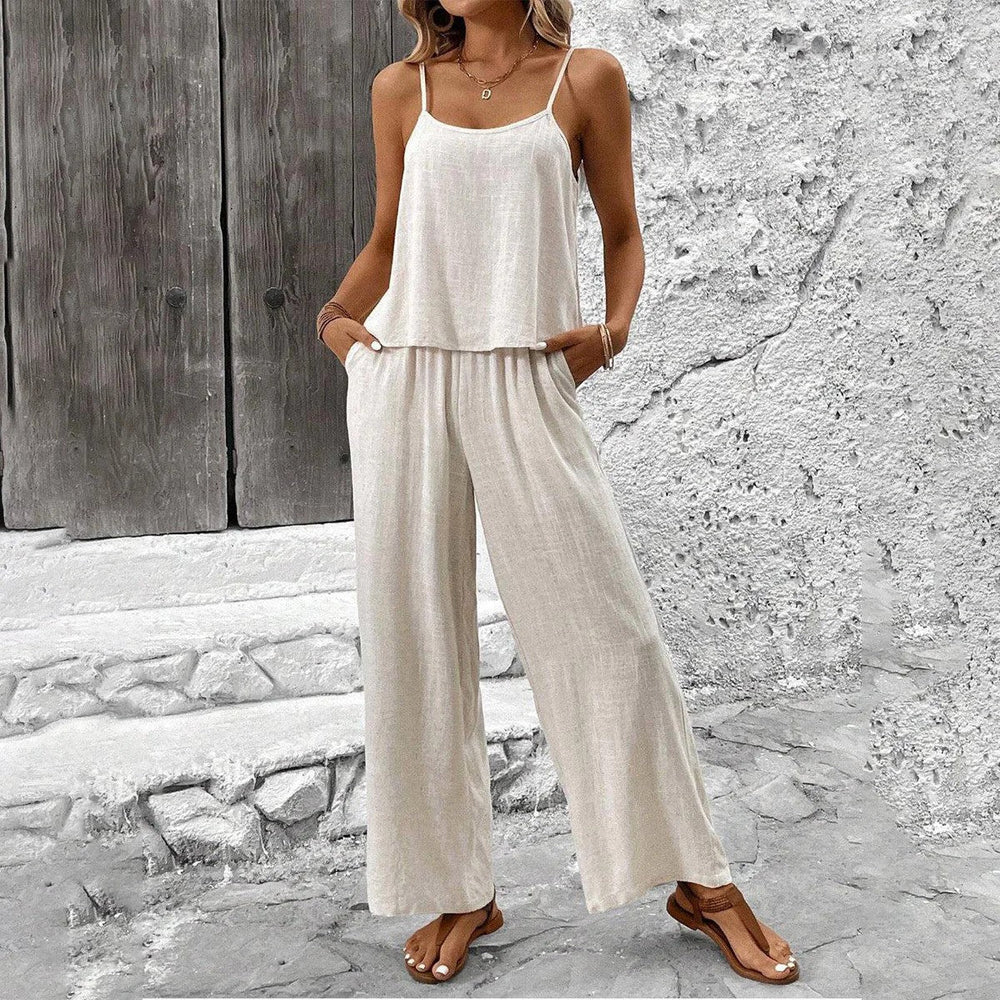 Levoire | Ensemble Deux Pièces Élégant Confort Beige