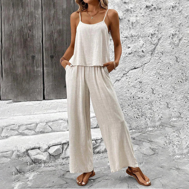 Levoire | Ensemble Deux Pièces Élégant Confort Beige