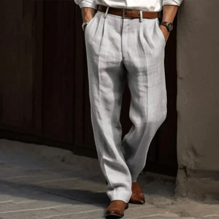 Levoire | Beaux Pantalons Rétro Pour Hommes Gris