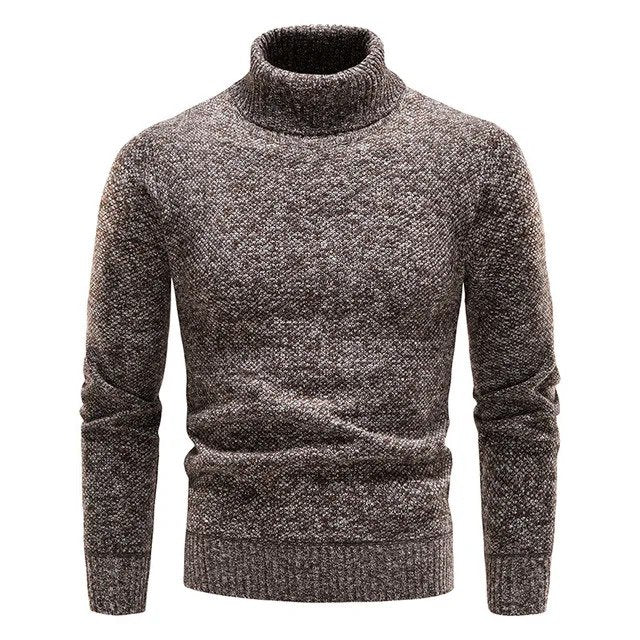 Levoire | Pull À Col Roulé Moderne Pour Hommes Braun