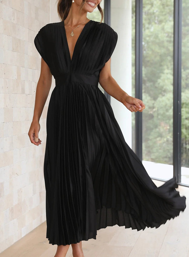 Levoire | Robe Maxi Élégante Pour Une Superbe Performance Noir
