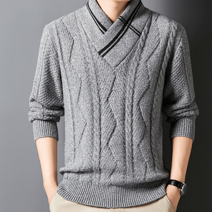 Levoire | Sweat Premium Élégant Homme Gris