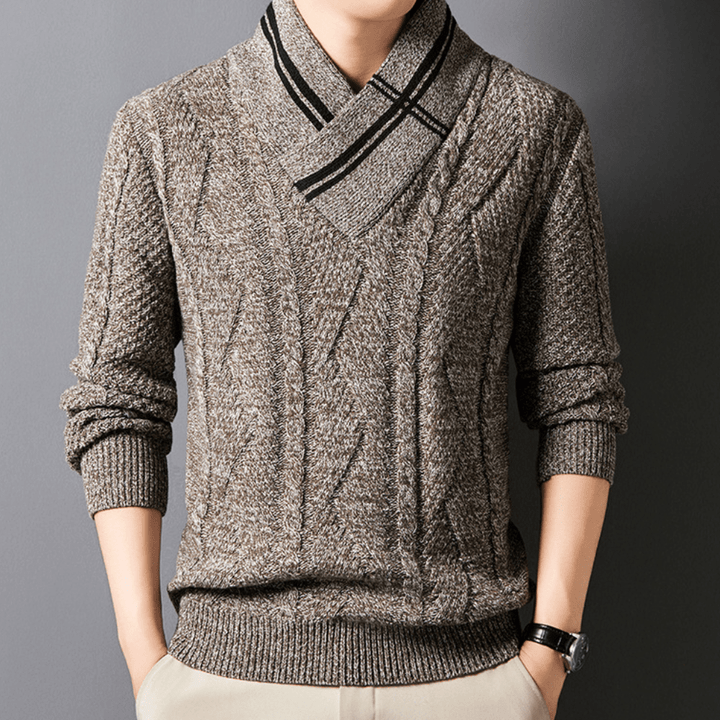 Levoire | Sweat Premium Élégant Homme Khaki