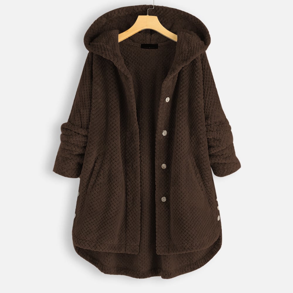 Levoire | Amy - Manteau confortable Marron foncé