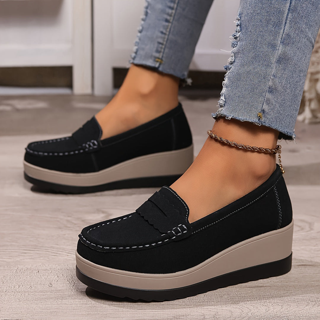Levoire | Confortable Chaussures Basses À Chevilles En Caoutchouc Lisse