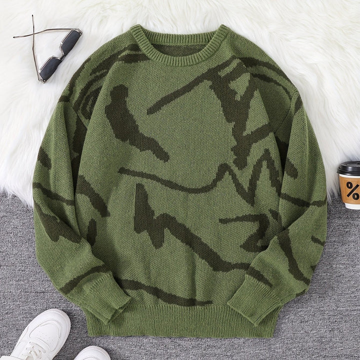 Levoire | Pull Homme Stylé Avec Impression Graffiti