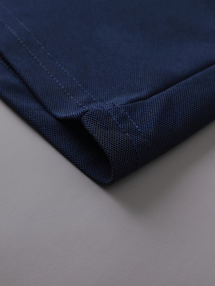 Levoire | Bleu/Noir À Carreaux Chemise Polo Homme