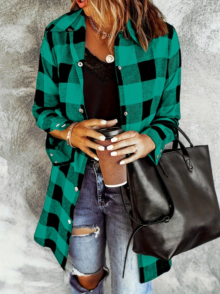 Levoire | Ruutu Rennosti Longue Manche Chemise