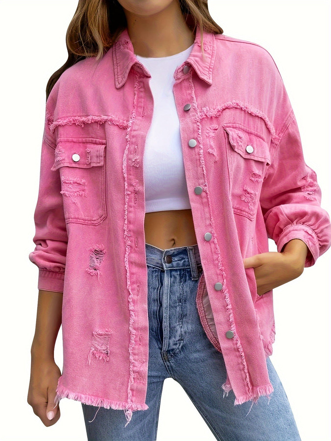 Levoire | Veste En Jean Délavée Élégante Pour Femmes