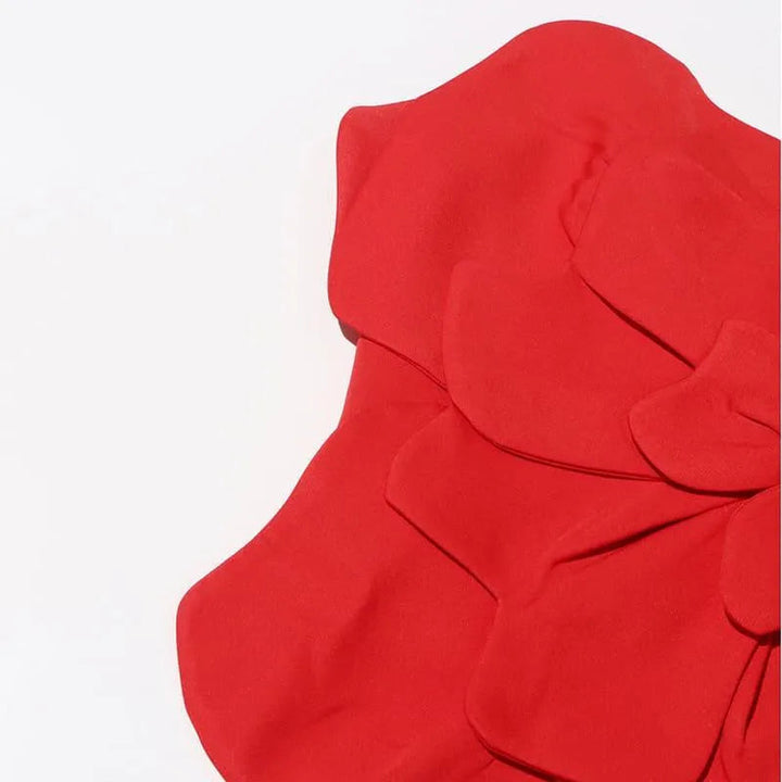 Levoire | Poche sans dos avec fleur tridimensionnelle