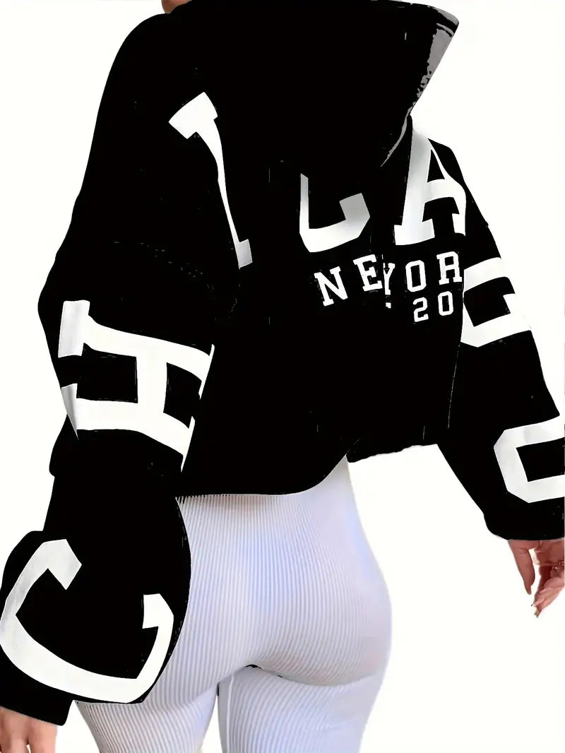 Levoire | Long Oversized Hoodie For Women Noir