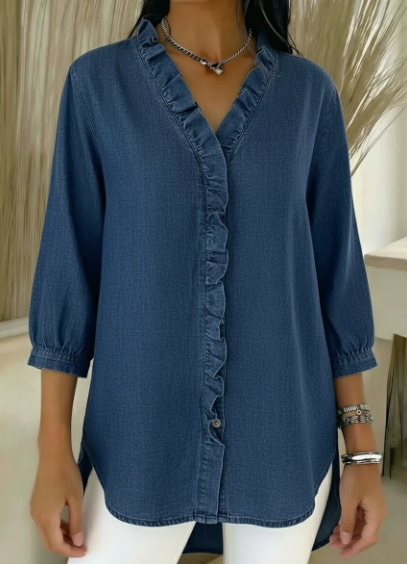 Levoire | Boé Denim Chemise Froncée