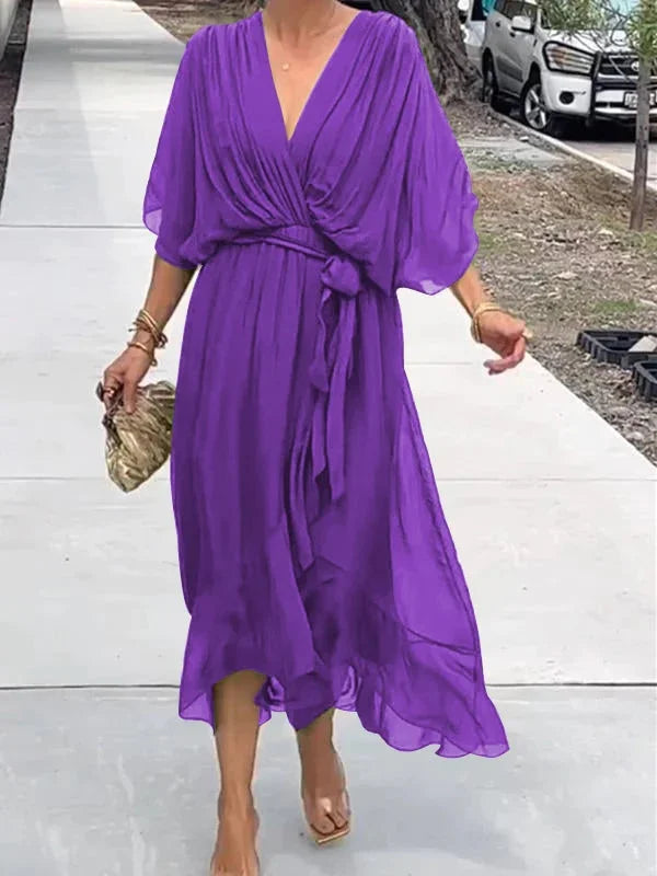 Levoire | Robe D'Été Élégante Et Confortable Pour Femmes Lilas