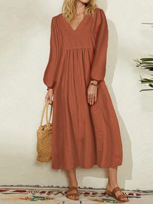 Levoire | Robe décontractée pour femmes Orange