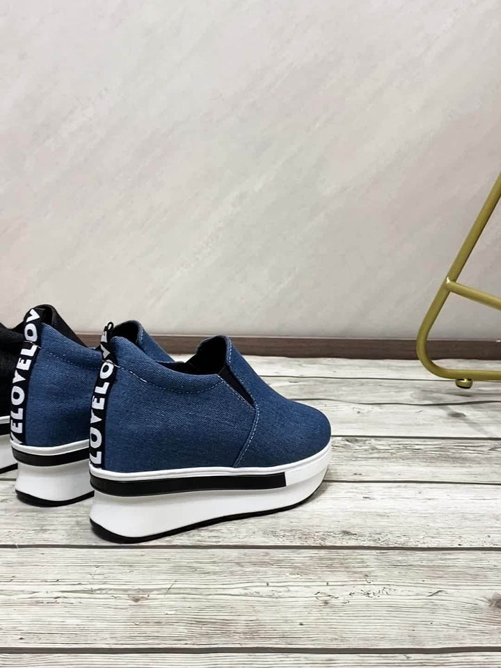 Levoire | Chaussure De Cheville En Denim Antidérapante Légère