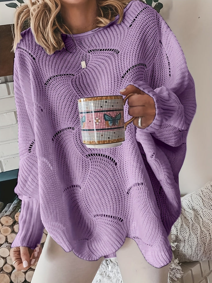Levoire | T-shirt à col rond Helmi-lilas