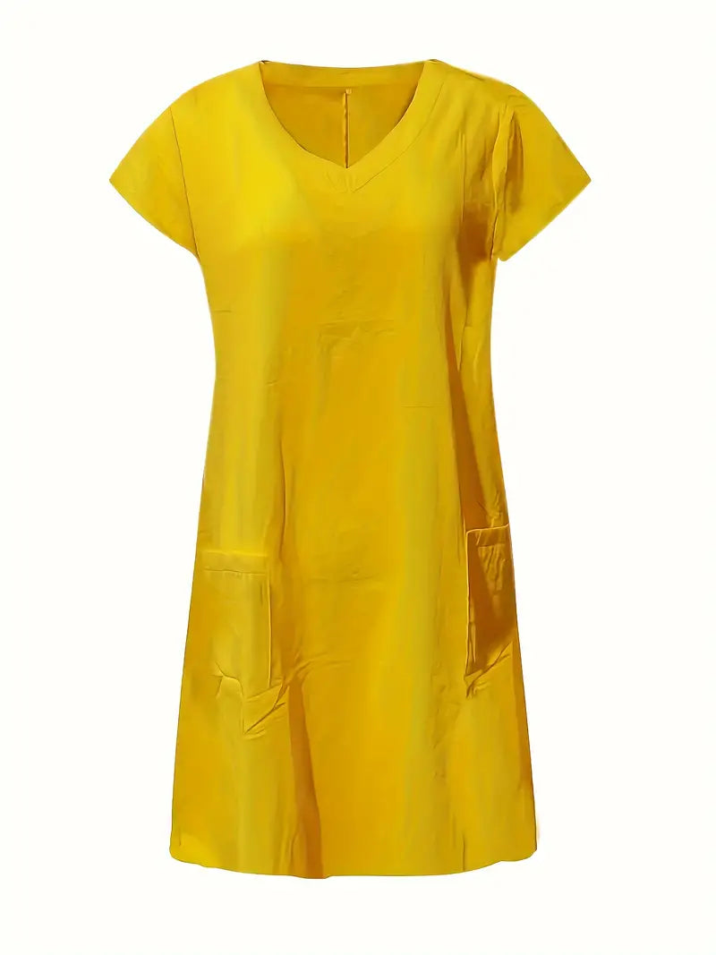 Levoire | Robe De Loisirs Avec Deux Poches Et Des Manches Courtes