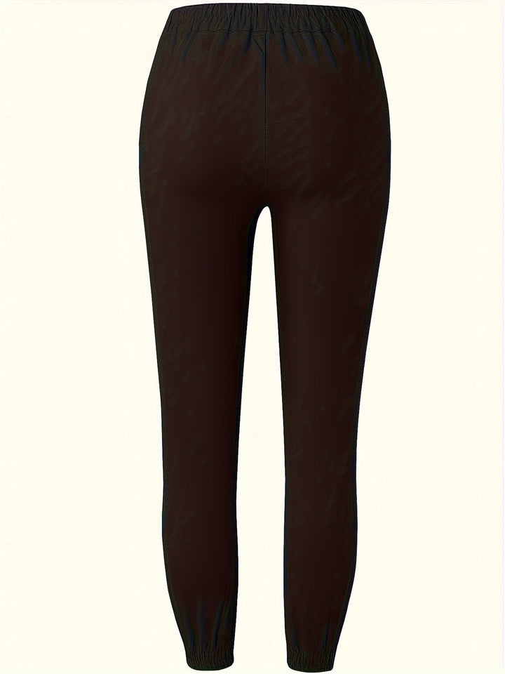 Levoire | Pantalon Uni Pour Femmes Avec Boutons