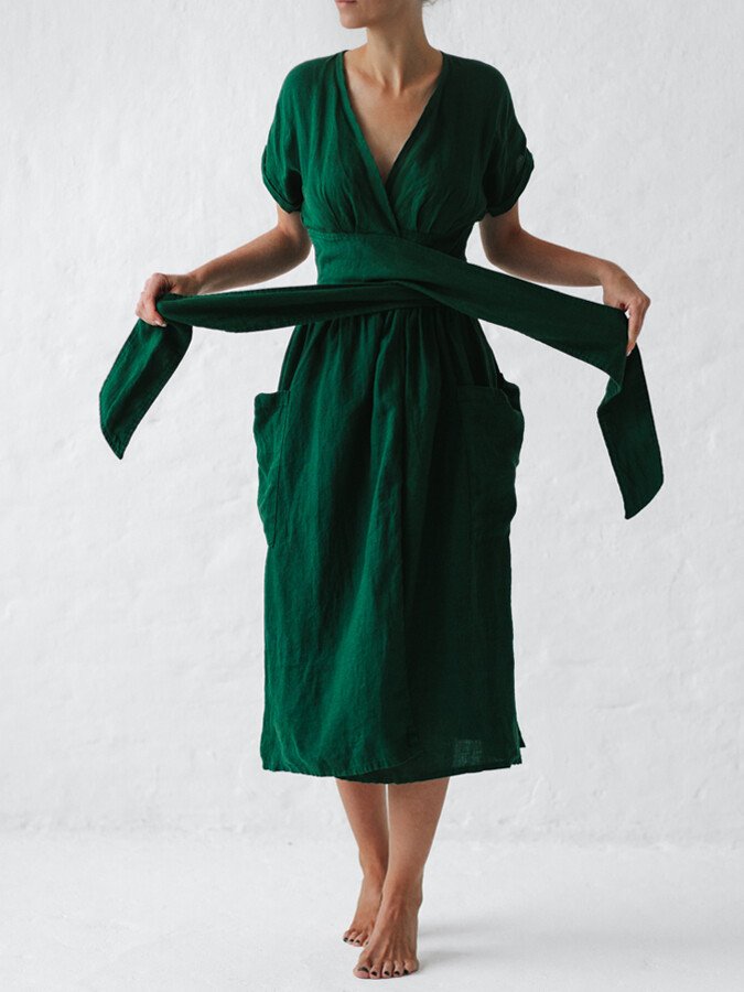 Levoire | Robe En Lin Fluide