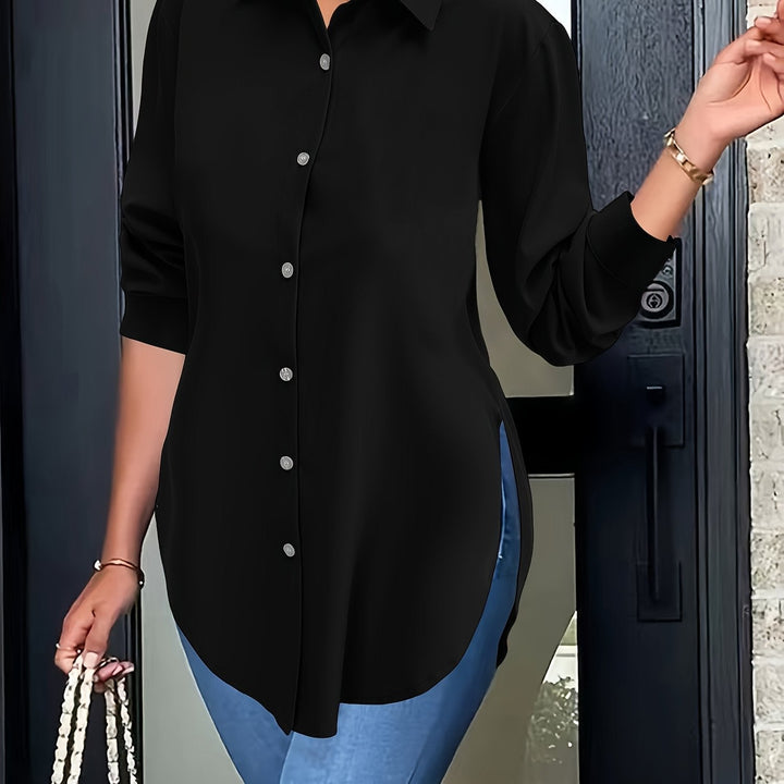 Levoire | Blouse Élégante Avec Fermeture À Boutons Et Manches Longues
