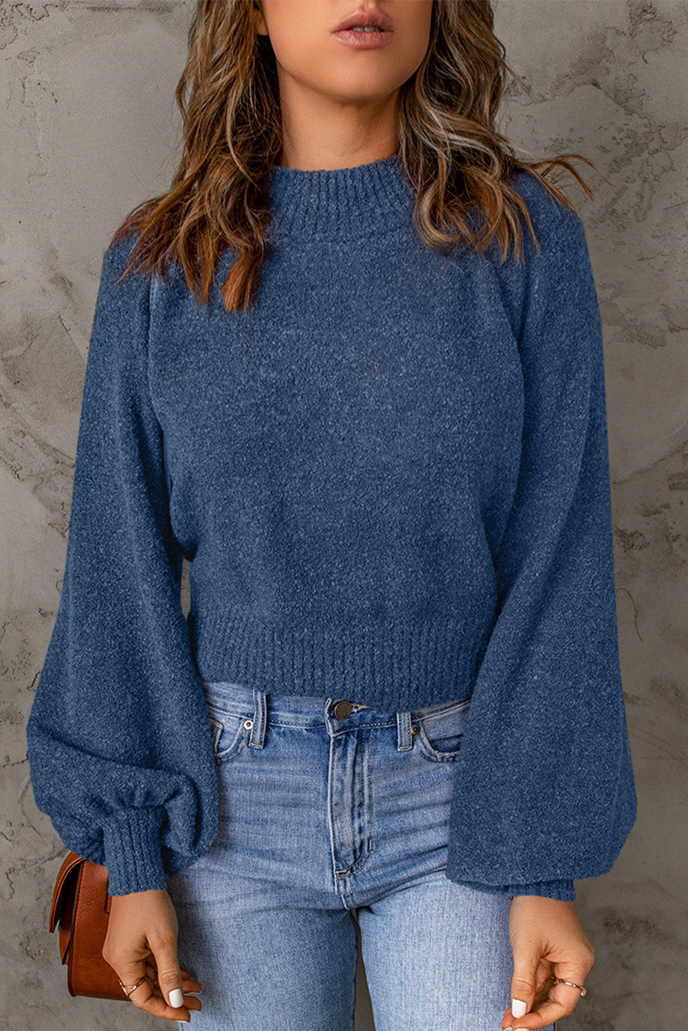 Levoire | Pulls D'Hiver Confortables Et Décontractés Bleu