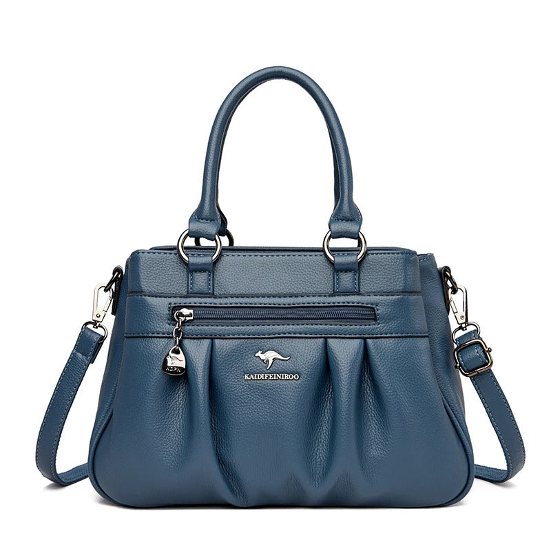 Levoire | Sac À Main De Luxe En Cuir Végan Pour Femmes Sininen