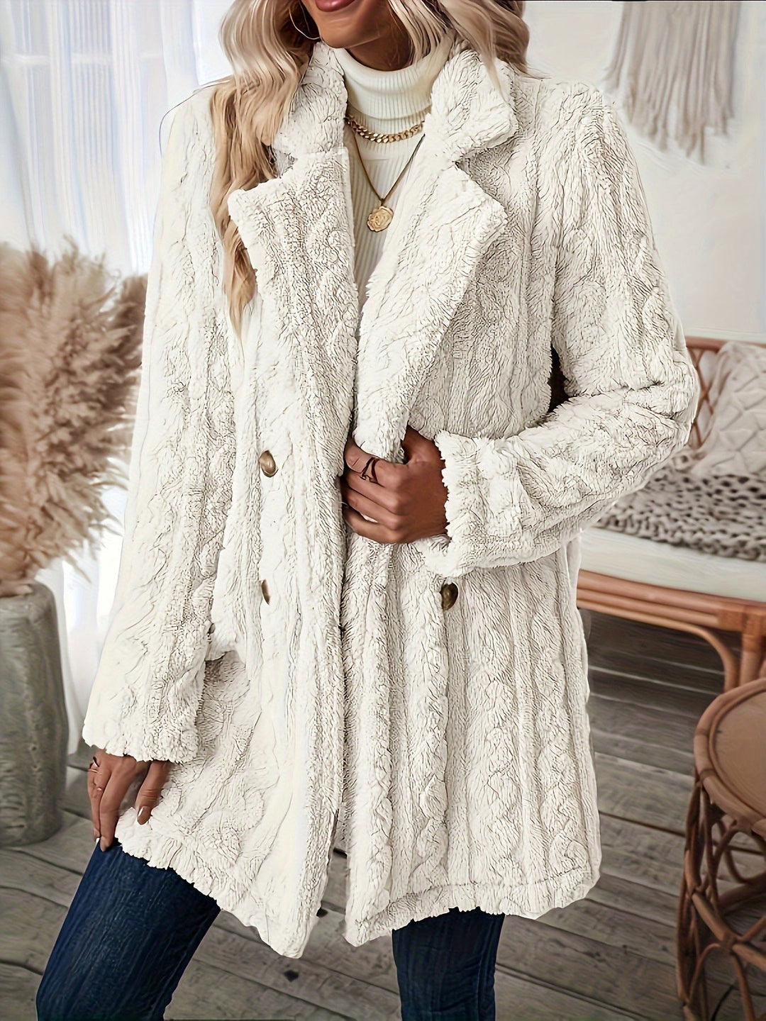Levoire | Manteau Confortable Et Élégant Blanc