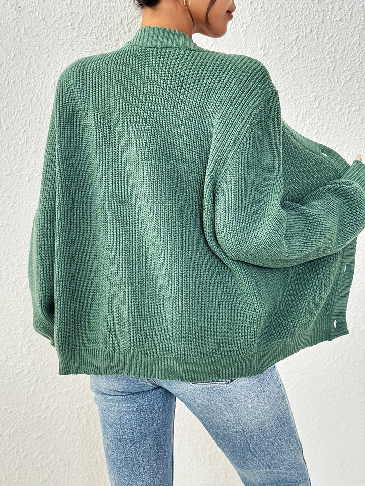Levoire | Button Down Pull-Over En Tricot