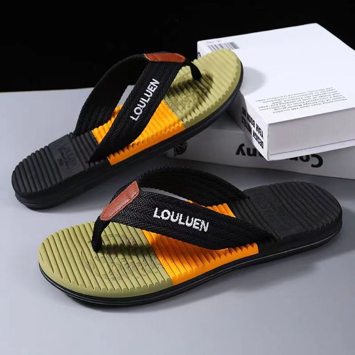 Levoire | Chaussons Colorés à Séchage Rapide avec Style Vibrant pour Intérieur et Extérieur Jaune