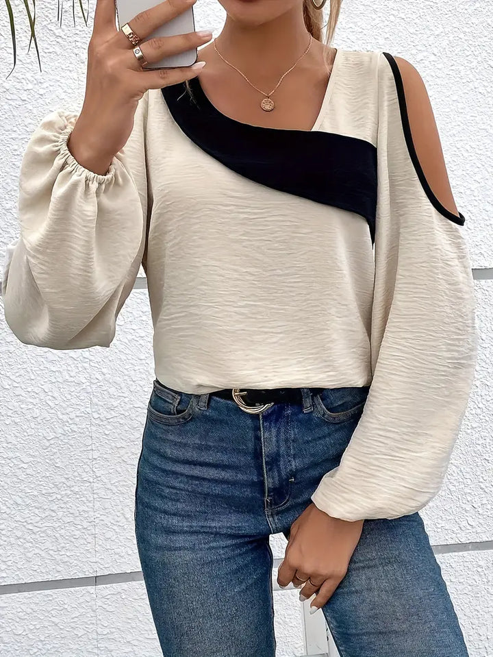 Levoire | Blouse Élégante Avec Détail Asymétrique Pour Femmes 2XL