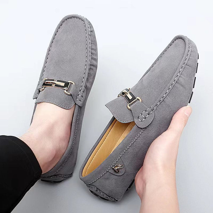 Levoire | Mocassins Métalliques Confortables gris EU46