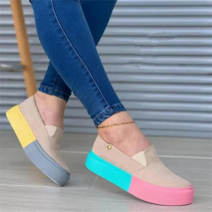 Levoire | Slip-On à semelle colorée Khaki