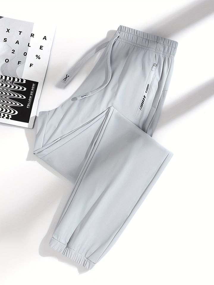 Levoire | Pantalons De Course D'Été Légers Et Respirants Gris clair