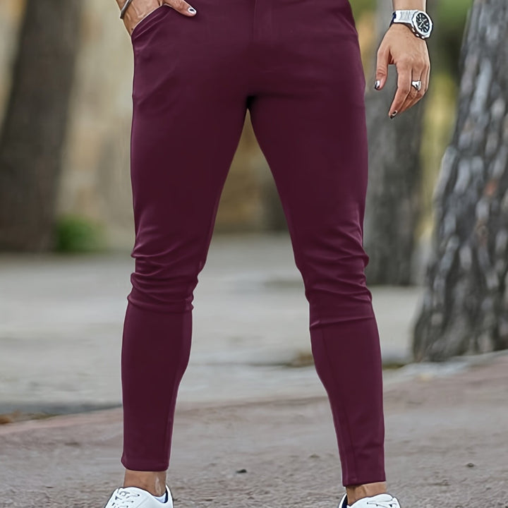 Levoire | Pantalons Chino Stretch À Conception Unie