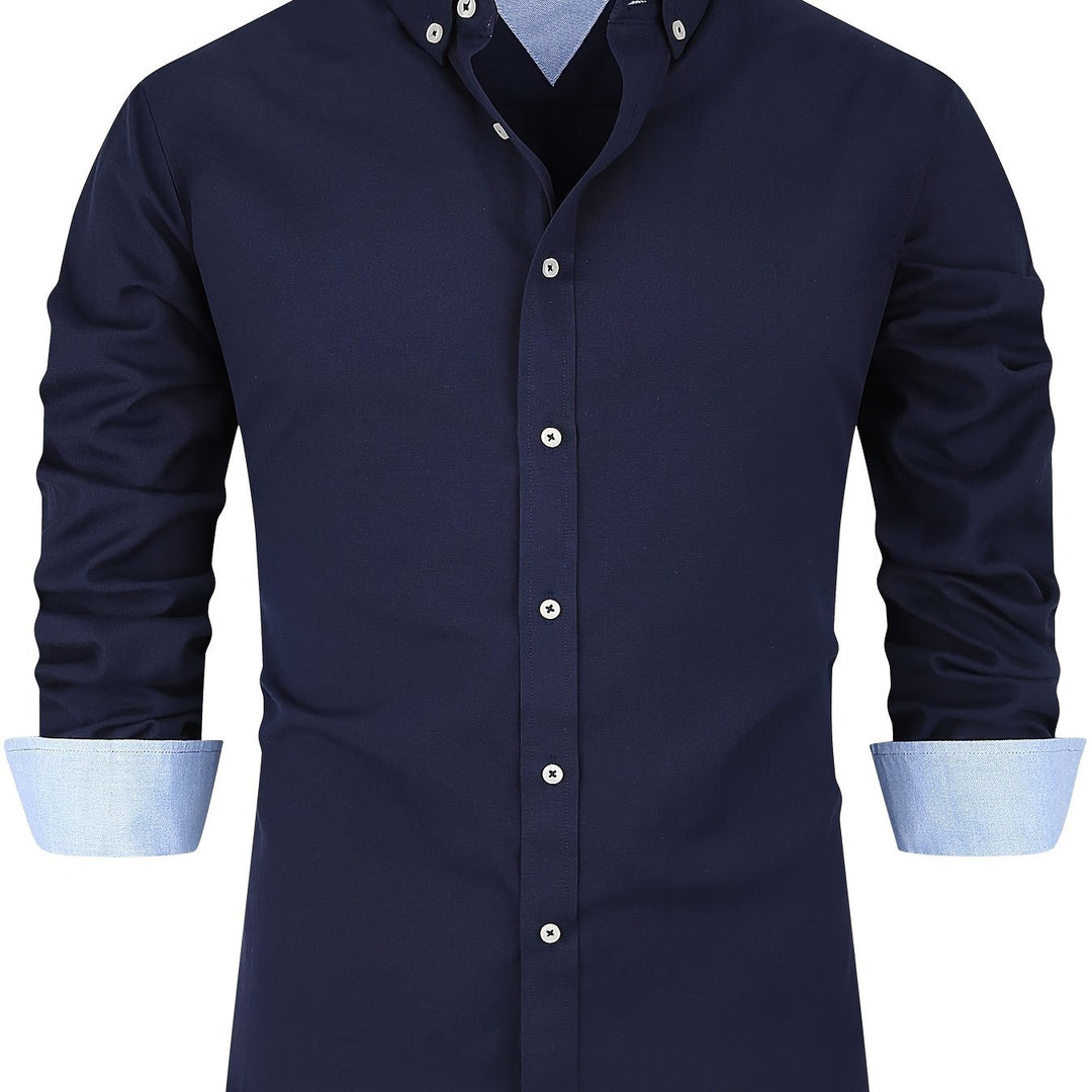 Levoire | Respirant Robuste Chemise À Manches Longues Meri bleu XS(44)