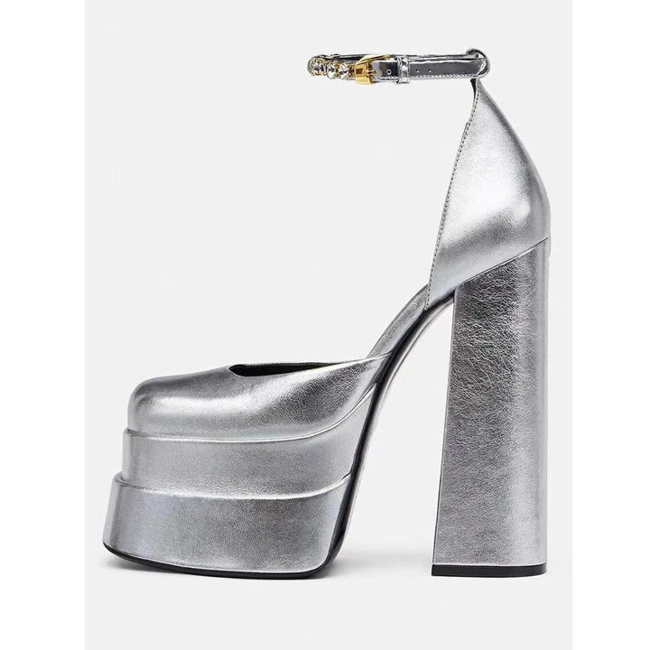 Levoire | Chaussures à talons avec élévation Argent