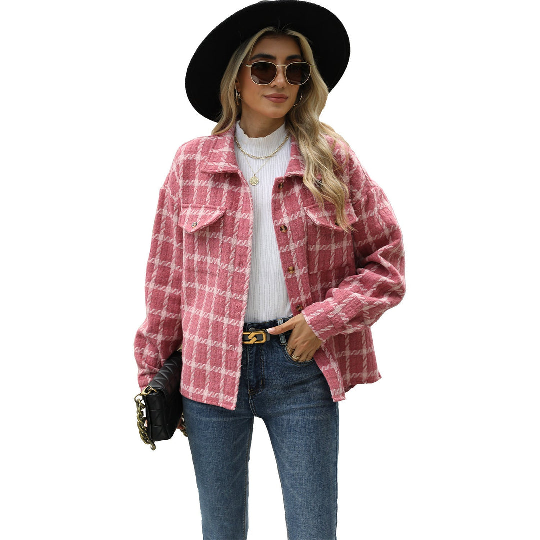Levoire | Vêtement Femme Ample Carreaux Rouge