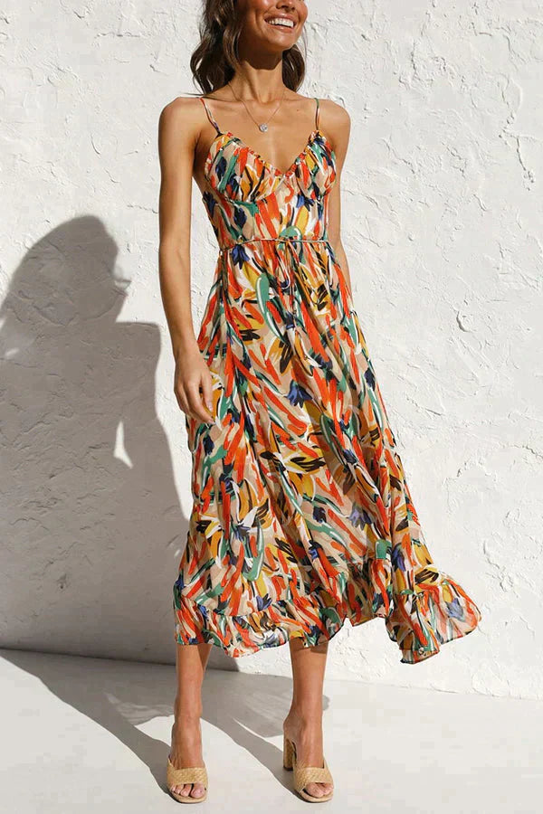 Levoire | Robe Midi Mixte Orange
